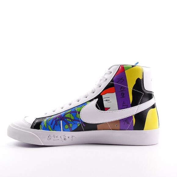 Nike Blazer Ruohan Wang Mid 77 Flyleather Mens Sneakers CZ3775 900 Size 9.5 main image 6